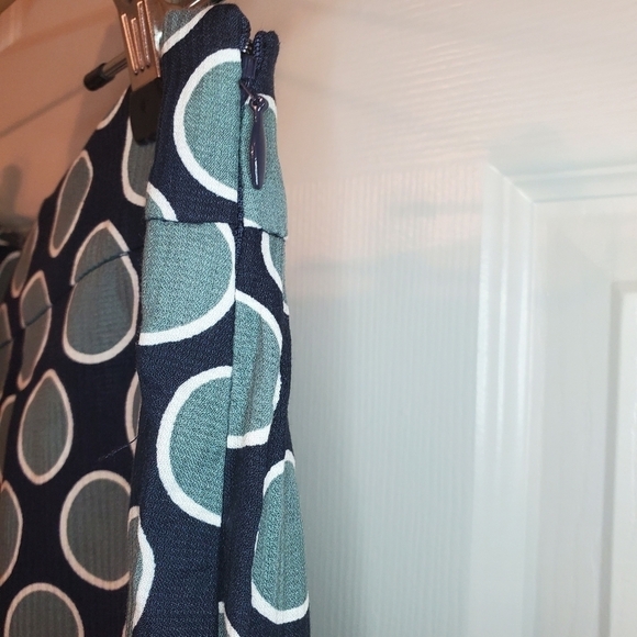 Ann Taylor Wide Leg High Rise Circle Dots Pants 2 Ankle NWT Straight - Picture 5 of 11